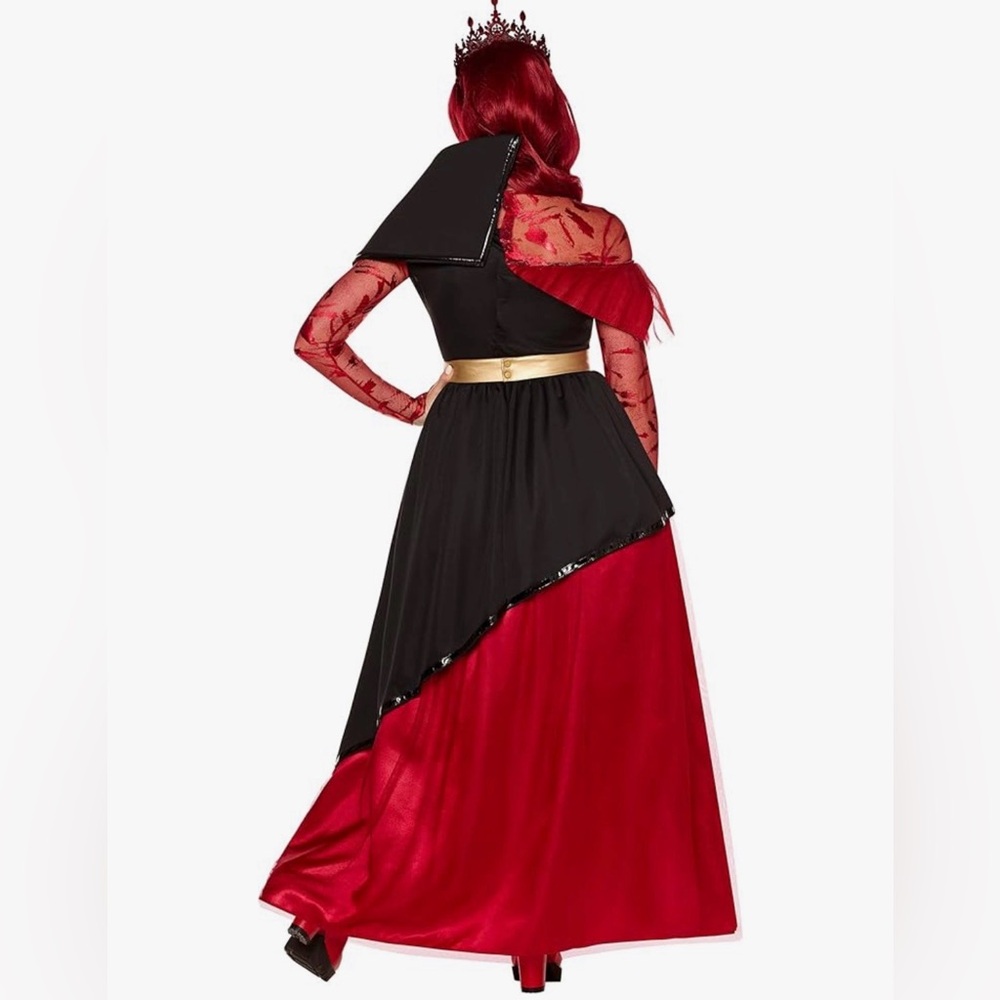 Queen of Hearts Rise of Red Disney Red Black Large L - Picture 2 of 4